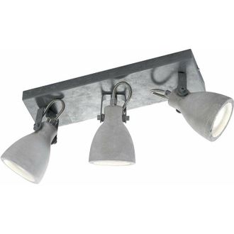 Trio Lampada Calcestruzzo 3 Spot Orientabili Concrete Lighting