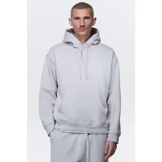 H&M Loose Fit Hoodie in Light Gray at Nordstrom, Size Xxx-Large