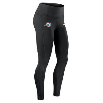 Nike Miami Dolphins Epic Fast Nike Womens Dri-FIT NFL Leggings in Black | 01N3912Z9P-DUN