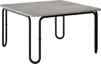 vidaXL Mesa De Centro Gris Hormig&oacute;n 79,5 X 79,5 X 45 Cm Vidaxl