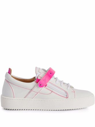 Giuseppe Zanotti Coby touch-strap sneakers - White