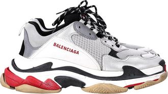 Balenciaga Mens Polyester Triple S Sneaker (Authentic Pre-Loved)