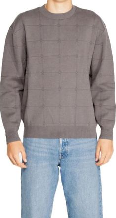 A|X Armani Exchange Maglia - Heren - Ronde hals truien - Grijs - XL - Truien & Vesten