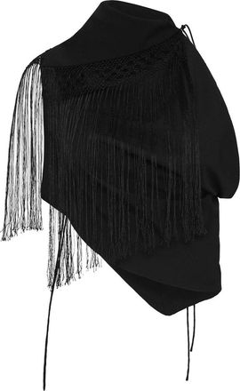 CHRISTOPHER ESBER Unravel Macrame Wrap Top