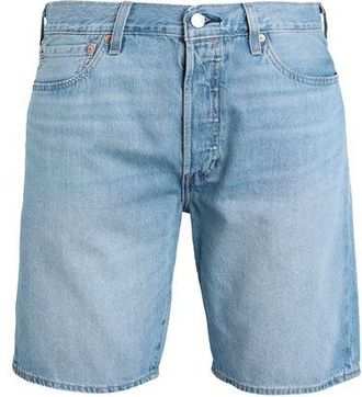 Levi's 501ORIGINAL SHORTS LIGHT INDIGO - WORN IN