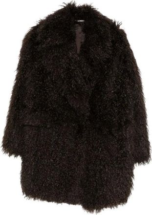 Tagliatore Jassen, Dames, Bruin, XS, Nepbont, Nepbont & Lammy Coat