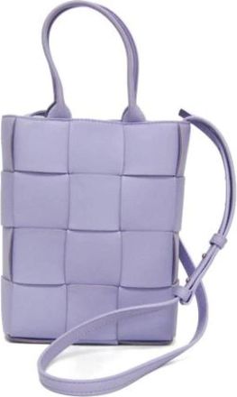 Bottega Veneta Pre-owned Tote Bags, female, Purple, Size: ONE SIZE Pre-owned Tote Bag