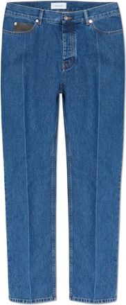 Ferragamo Jeans met taps toelopende pijpen - Heren - Loose Fit Jeans - Blauw - M - Katoen - Jeans