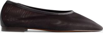 Madewell The Mylie Mesh Ballet Flat in Dark Carob at Nordstrom, Size 8.5