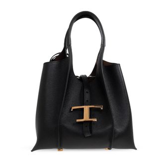 Tod's Tassen, Dames, Zwart, ONE Size, Leer, Handtas