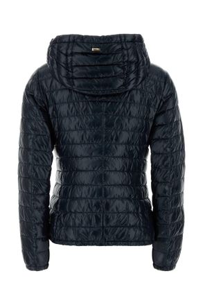 Herno Womens Midnight Blue Nylon Down Jacket Blu Piumini