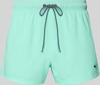 Puma Badehose mit Seitentaschen und Klettverschlusstasche hinten in Mint, Gr&ouml;&szlig;e XXL