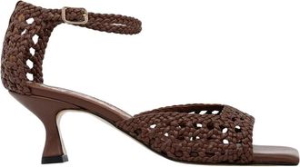 Souliers Martinez High Heel Sandalen - Dames - Sandalen met hakken - Bruin - 39 EU - Schoenen