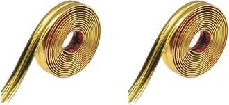 OEM 2 X 5m Cinta Adhesiva De Pvc Para Bordes De Muebles, Tira Protectora Decorativa Autoadhesiva Para Esquinas, Tira Protectora Dorada, Pegatinas