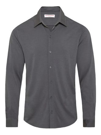 Orlebar Brown long-sleeve pointed-collar shirt - Grey