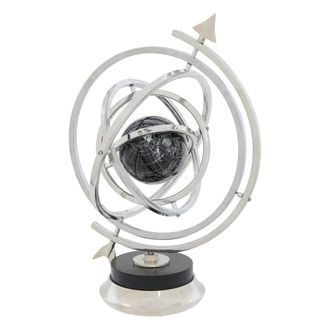 Atmosphera Globo Hisae D. 33 Cm, Plateado - Atmosphera Cr&eacute;ateur DInt&eacute;rieur