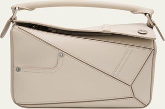 Loewe Puzzle Panta Small Top-Handle Bag in Leather