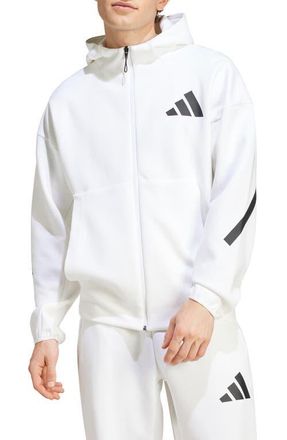adidas Z.N.E. Hoodie in White at Nordstrom, Size Xx-Large