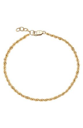 Made by Mary French Rope Chain Bracelet in Gold Filled at Nordstrom, Size 6