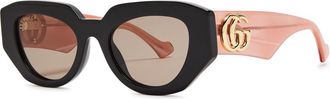Gucci Cat-eye Sunglasses - Black - One Size
