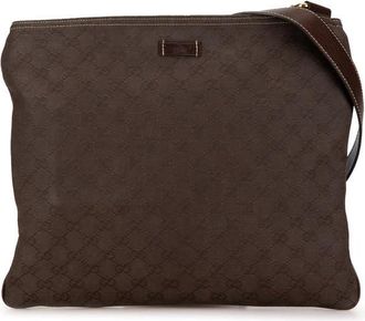 Gucci Pre-owned Gucci GG Canvas Crossbody Unisex 201446 205027