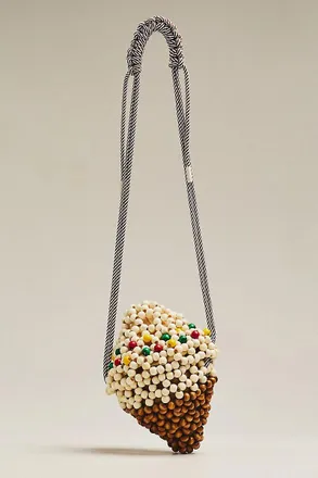 Alemais Wood Bead Gelato Mini Bag