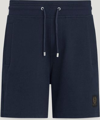 Belstaff Sweatshorts Mens Cotton Fleece Dark Ink Size 2XL