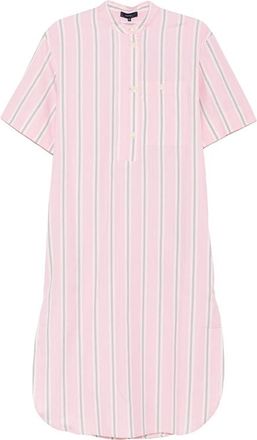 SOEUR Ilya Striped Pocket Midi Shirt Dress