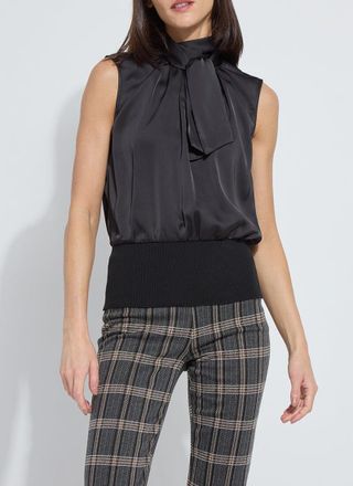 Lyss&eacute; Indira Mixmedia Scarf Blouse