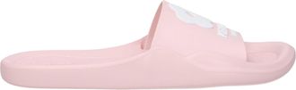 Kenzo Womens Slides With Logo - Light Pink Cotton - Size EU 36