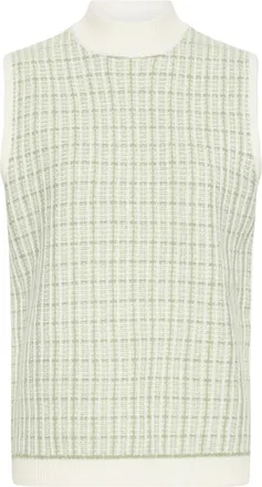 Ichi Birch W Iguana Check - 9000039 - - Knitwear - Donna - Verde - S
