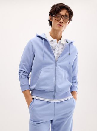 Lacoste Mens Croc logo zipped hoodie