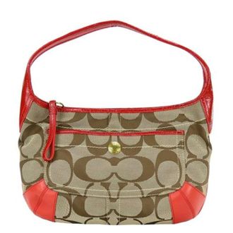 Coach Borsa a spalla Pre-owned Signature - - Pre-owned - Donna - Beige - ONE SIZE