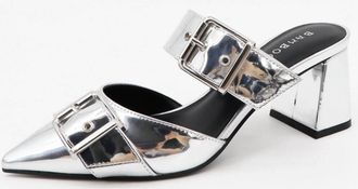 Madden Girl Womens Holiday Heel In Silver