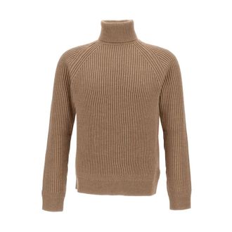 Zanone Ribbed Turtleneck Jumper