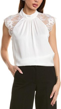 Vince Camuto Lace Shoulder Blouse