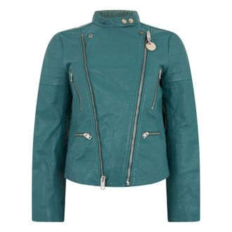 Diesel Giacca in pelle - - Jackets - Donna - Verde - M