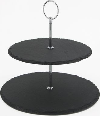 Noor Living Etagere »Etagere aus Schiefer« mit Schieferplatten