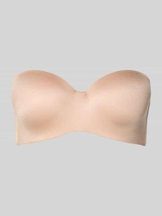 Magic Bodyfashion MAGIC Bodyfashion Schalen-BH mit vorgeformten Cups und Push-Up-Effekt in Beige, Gr&ouml;&szlig;e 70A
