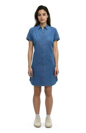 tentree Tern Dress in Mid Wash at Nordstrom, Size X-Small