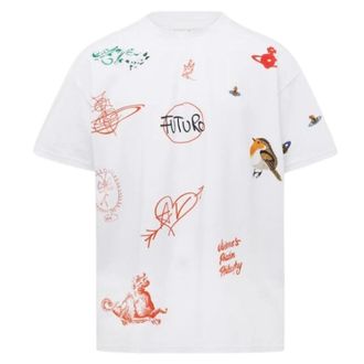 Vivienne Westwood Logos T-shirt - Tops - Hombre - Blanco - S