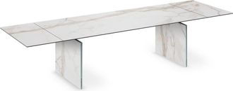Naos Ausziehbarer Designer Esstisch Convivium Calacatta