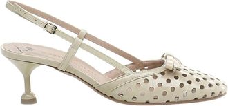 Roberto Festa Milano Slingback Miriams - Dames - Pumps - Beige - 38 EU - Leer - Schoenen