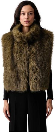 Patrizia Pepe Gilet Reversibile - - Jackets - Donna - Marrone - L