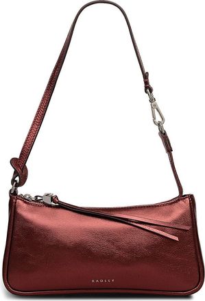 Radley London Carlton Close Metallic Mini Shoulder Bag in Bronze at Nordstrom Rack