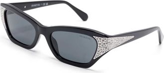 Swarovski Zonnebril - Dames - Zonnebrillen - Zwart - 53 MM - Accessoires