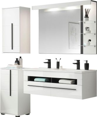 Inosign Badmöbel-Set »Cantara, Bad im modernen Design, 4-teiliges Badezimmer« Set, 4 Stk. tlg