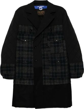 Junya Watanabe x Filson geruite gewatteerde jas - Zwart
