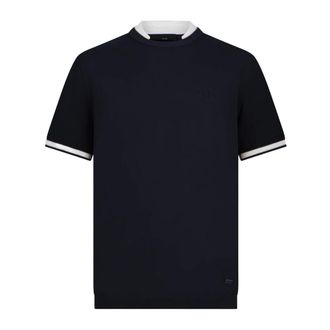 Liu Jo Maglia Chiusa M/C - male - Liu Jo - Polo Shirts - Blue - L - Tops