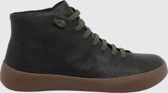 Camper Peu Calf Leather Ankle Boots with Elasticated Laces